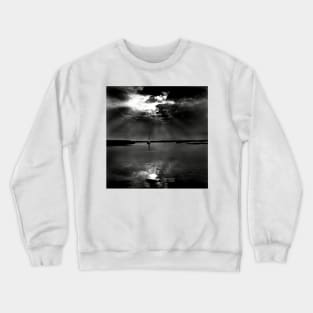 Summer evening light at Brancaster Staithe, Norfolk, UK Crewneck Sweatshirt